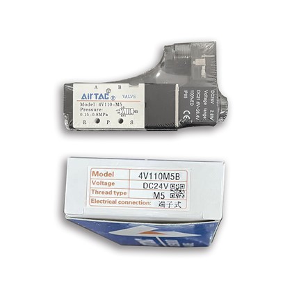 4v110c-m5 dc24v aistrac valve solenoid pneumatic
